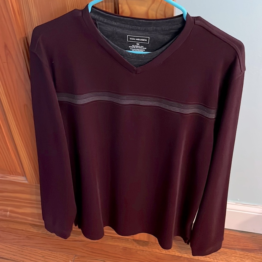 Men’s Van Heusen Maroon Dress Sweater